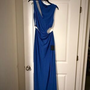 Lulu's cutout sexy Blue Dress NWT